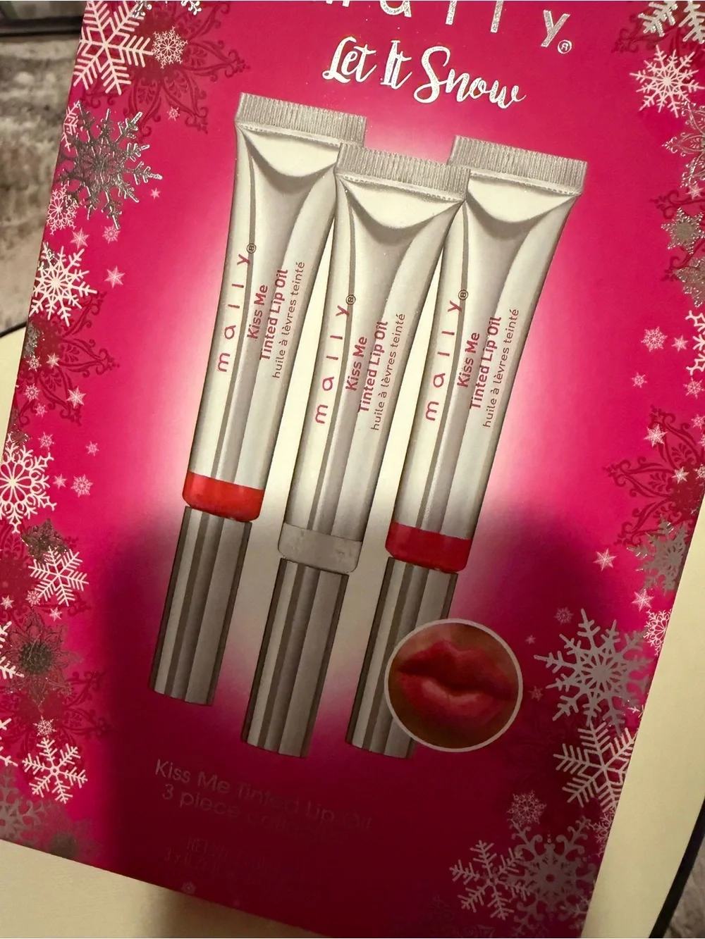Mally Beauty Kiss Me Tinted Lip Oil Trio - Red